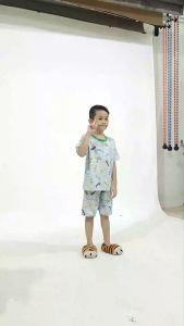 Kiminori UXAS.ST Setelan Anak Laki-Laki Lengan Pendek