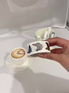 500pcs Cartoon Hens Stickers Roll Chicken Stickers For Water Bottles Bicycle Laptop Refrigerator Luggage Computer Mobile Phone