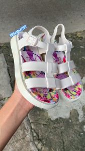 Sandal Anak Perempuan Karakter Jelly Import Tali Belakang Gladiator Viral Anti Slip