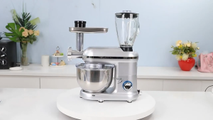 5 IN 1 Stand Mixer 1900W Electric Mixer with 6L Dough Mixer With 1.5L Juicer Blender Heavy Duty Meat Grinder