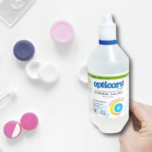 evo opticare Normal Saline SOLUTION 500ml (3 bottles) + 120ml (1 bottle)
