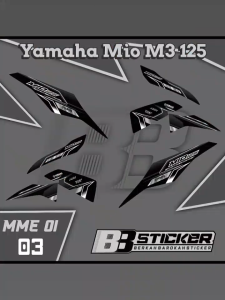 Decal Striping Motor Mio M3 125 BISA HOLOGRAM – Stiker Variasi Terbaru MME 1 SPORTY