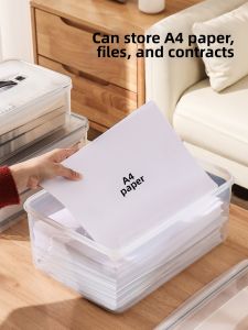 MRUN | Dustproof File Organizer Box With Handle