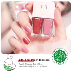 2IN1 KUTEK KOREA IMPORT / CAT KUKU MIX 2 WARNA / KUTEK LUCU / NAIL POLISH 2IN1 - 1SET=2BOTOL