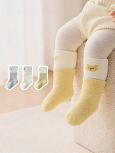 SHI YUE JIE JING | Thick Warm Baby Crew Socks