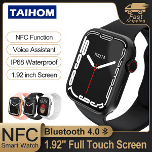 TAIHOM 1.92 inch Big Screen touch NFC Sleep Monitoring Fitness Bracelet Bluetooth Calls Heart Rate Detection Multi-Function Reminder Smart Watc
