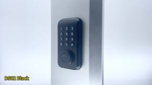 CDOK DS02 Tuya Smart Fingerprint Deadbolt Lock with Latch/Door Sensor Auto Lock Key/Password/ Tuya Smartlife APP Unlock