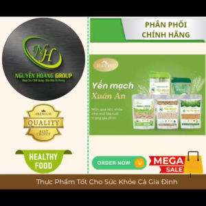 XUÂN AN - Bột Yến Mạch Nguyên Cám Hộp 500g ( Tặng Kèm 1 Gói Yến Mạch 150g)
