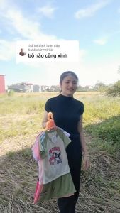 Combo 4 Bộ Cho Bé Gái Labubu Phối Kẻ Tay Quần Cộc Size 10-55kg Logo 5D