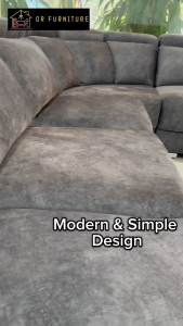 GR Furniture Pet Friendly Fabric Modern Living Room Minimalist Sofa Comfortable For Family