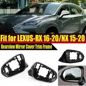 Lexus RX NX 2016-2020 Khung Gương Chiếu Hậu ABS Bên Trái/Bên Phải Cánh Gương Cover Phụ Kiện Ô Tô Cho 200T 300 350l 450H 500H