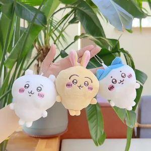 Chiikawa | Kawaii Chiikawa Toy Plush Keychain Acrylic Keyring Figure Sticker Notebook Anime Usagi Hachiware Bag Pendant Collectible Gift