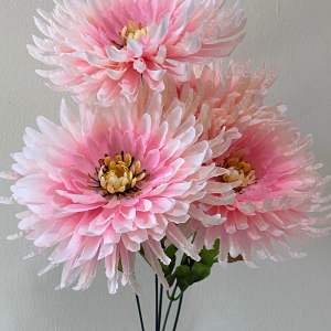Bunga krisan buket jumbo palsu imitasi hias artificial dekorasi pernikahan
