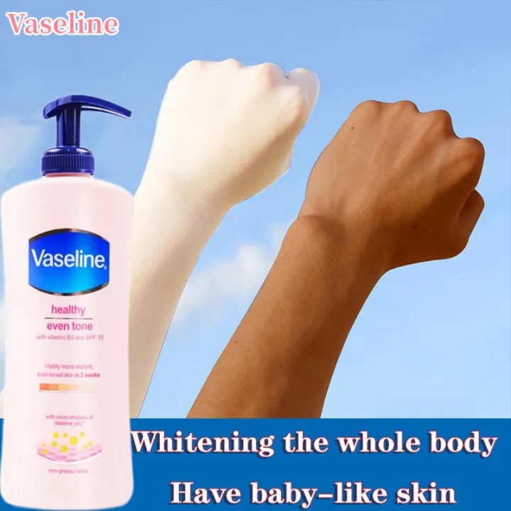 400ML Vaseline Whitening Body Lotion Healthy White Body Lotion Lightening Hydrating Anti Aging Moisturizing Smoothing Skin Care Lazada PH