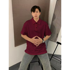 Áo Thun Nam Tay Ngắn Màu Đen Cổ Polo Thời Trang Mùa Hè Thường Ngày Thoáng Khí Thoải Mái Mặc Công Sở Thường Ngày
