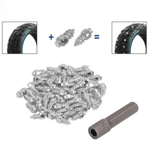 Snow Spikes Set Tire Studs Electric Scooter Tire Studs Screws Nails Anti-Slip Anti-Ice for Electric Scooter Wheel Tyre Accessory