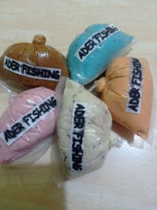 umpan lomba ikan mas nilla bawal siap pakai putih biru ping coklat orange umpan gacor penguras ikan