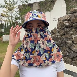 [TROLIKU] Topi Visor Lipat Wanita Anti UV Lebar / Topi Pantai Cadar