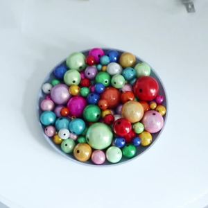 5-100pcs/lot 4-30mm Colored ABS Reflective Beads 3D Illusion Miracle Bead Loose Spacer Acrylic Round Beads DIY Bracelet Necklace