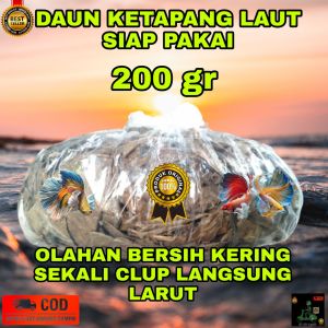 Daun Ketapang laut olah siap pakai 200gr