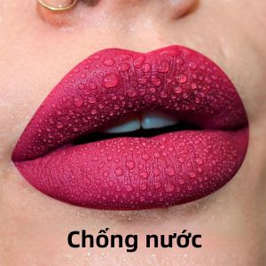 Son Bóng Nhung Mờ 19 Màu Chống Thấm Nước Lâu Trôi Son Môi Dạng Lỏng Màu Đen Đỏ Son Môi Dưỡng Ẩm Dưỡng Ẩm Mỹ Phẩm Làm Đẹp