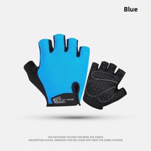 West Biking | Half Finger Summer Thickening Shockproof Breathable Cycling Gloves