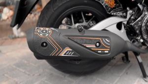Muffler Protector Honda Stylo 160 Pelindung Cover Knalpot Motor Stylo Exie Art