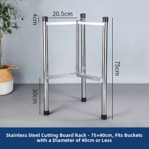 ZHENGXIANG | Commercial Thickened Chopping Board Stand with Side Panels