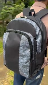 Tas Ransel Sekolah /Backpack School Cloud Grey (Bahan Codura) - cece97-0006