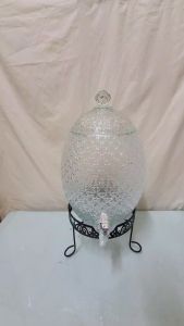 Dispenser Nanas Water Jug kaca Dispenser Kaca Juice Dispenser Vicenza Hyegenis Mewah 10 Ltr