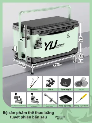 YUZHIYUAN | Thùng đựng đồ câu đa năng nhẹ kích thước nhỏ