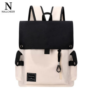 NALLCHEER กระเป๋าเป้ชาย กระเป๋าเป้ใหญ่ กระเป๋าเป้สะพายหลังสำหรับชายและหญิง กระเป๋านักเรียนเบาใส่สบายใช้ได้ทุกโอกาสเทรนด์ความจุมากเป้เดินทางกีฬากลางแจ้ง
