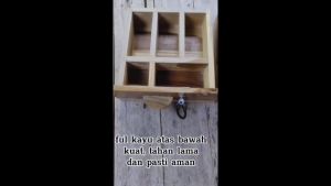 Laci Kasir Uang Cash Drawer Rak Kasir Kayu Finishing Tempat nyimpan Uang Set 5 Kayu Plus Kunci 33x33x11 Garansi 1 Tahun Kayu Berkualitas Kuat Kokoh tidak Mudah Dimakan Rayap untuk Toko Warung Kios Termurah