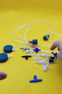 วาล์วกันย้อน วาล์วกันน้ำย้อนกลับ check valve สีฟ้า / แบบใส ช่วยกันน้ำย้อนไหลกลับ