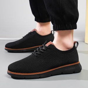 ORNGMALL 39~48 High Quality Men Mesh Casual Sneakers Lightweight Breathable Dress Shoes Comfortable Walking Oxford Shoes Trainers for Men