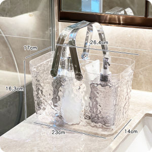 Transparent Simple and Elegant Hand Basket