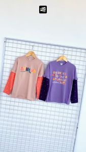 Baju Kaos Lengan Panjang Anak Perempuan Muslim Islami Terbaru Untuk Usia 3 - 12 Tahun Series Proud To Be Muslim by AmmarKids