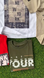 Paket 5 Pcs Baju Kaos Distro Anak Laki-Laki Perempuan Bahan Katun 30s Premium Tebal & Tidak Panas KKA01