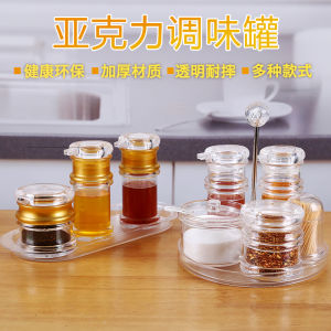 Transparent Acrylic Seasoning Containers Restaurant
