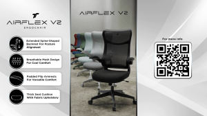 TT AIRFLEX V2 Falu Red Navy Blue Army Green Ergochair Office Chair Ergonomic Chair - 2 Years Official Warranty