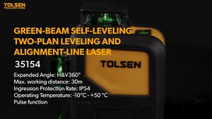 MÁY CÂN MỰC LASEZ XOAY 2x360 ĐỘ TOLSEN 35154