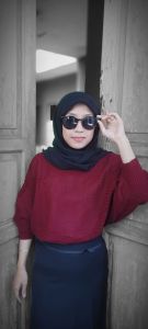 BATWING LASPERAL/BAJU CEWEK KEKINIAN/SWEATER BATWING BLOUSE
