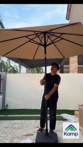Garden Umbrella Heavy Duty Patio Umbrella Outdoor Umbrella with Stand 2.7M Big Foldable beach Pool umbrella