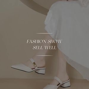 Daphne | Dép Mũi Hở Kiểu Pháp Cao Gót Cho Mùa Hè Ngoài Trời