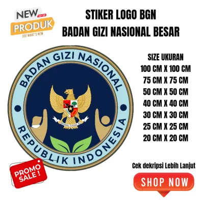 stiker logo Badan Gizi nasional stiker dapur mbg