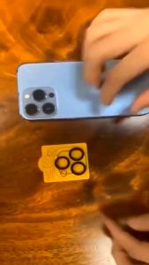 3D Full Cover Camera Lens Protector Film for IPhone 16 11 15 14 12 13 Pro Max 15 14 Plus 12 13 Mini 14 Pro Max Full-Frame Lens Film Transparent Camera Glass Protection