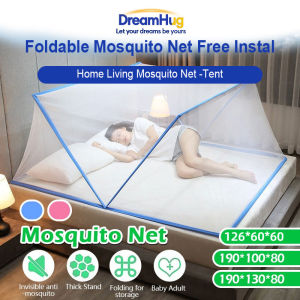DreamHug No Installation Foldable Mosquito Net 1.8 King/1.5 Queen/Double/Single/Baby Size Mosquito Net -Tent