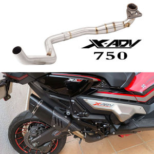 YOUMOTECH 51MM/38MM Full Systems Exhaust Motorcycle Front Pipe Escape Moto Muffler Motorcross Slip on Modified For HONDA X ADV 750 FORZA750 X-ADV 750 XADV750