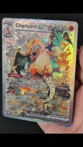 Funism | Self Made English Charizard ex High Quality Game Anime Collectible Card Toy