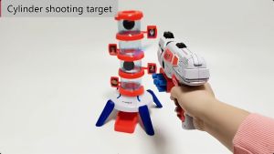 Target shooting game soft foam bullet gun toy set